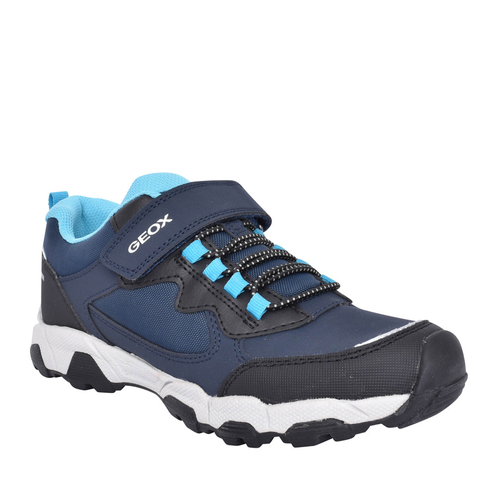 Geox Garçon Magnetar Boy ABX Basket - Chaussures Authentiques Confortables Et Respirantes