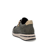 Remonte Ladies Green and Gold Sneakers