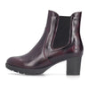 Rieker Ladies Wine Ankle Boots