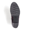 Rieker Ladies Wine Ankle Boots