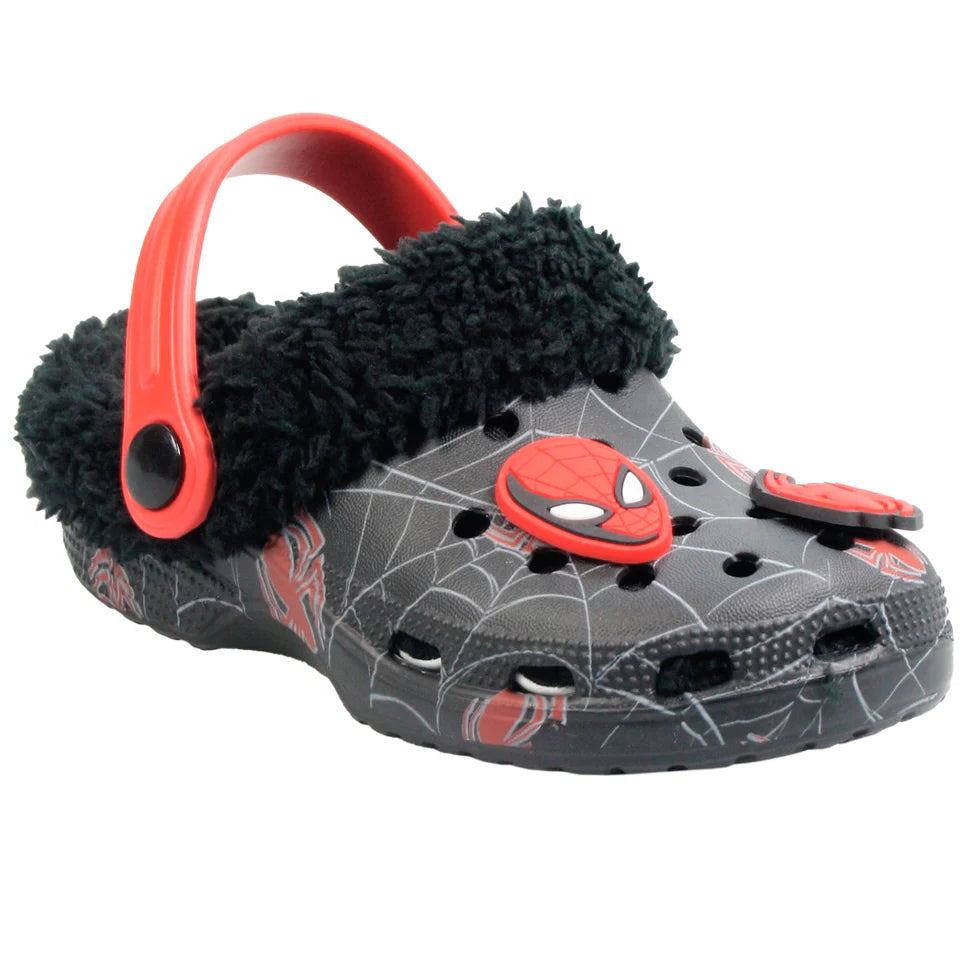 CROCS Black & Red Spider-Man Themed Clogs Crocs X Marvel Team Spider-Man Echo Clog Black Red Kids Size  main image 3
