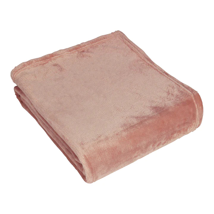 Harlow Blush Fleece Throw kearneysclick