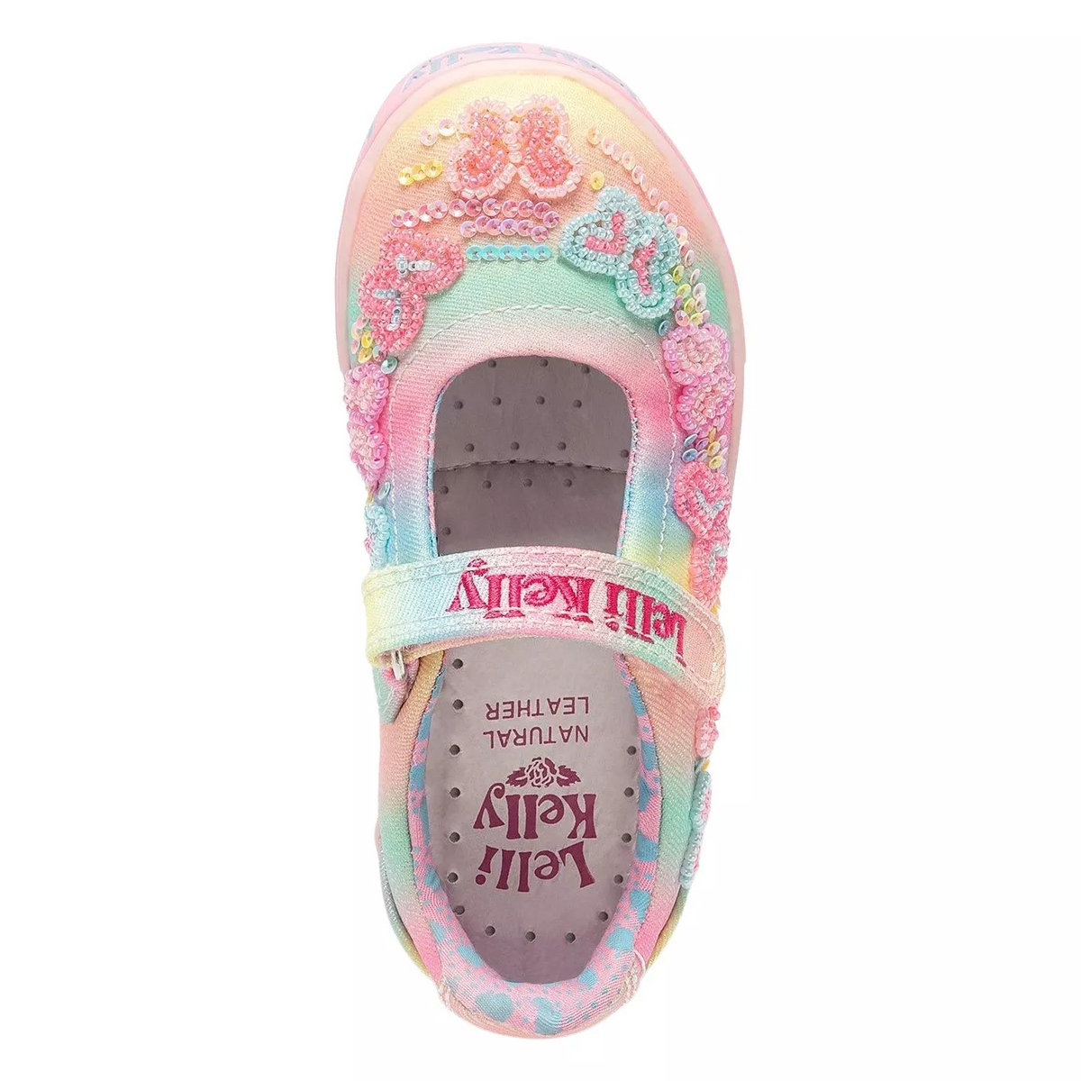 Lelli Kelly Sparkly Rainbow Children's Shoes - Main Image