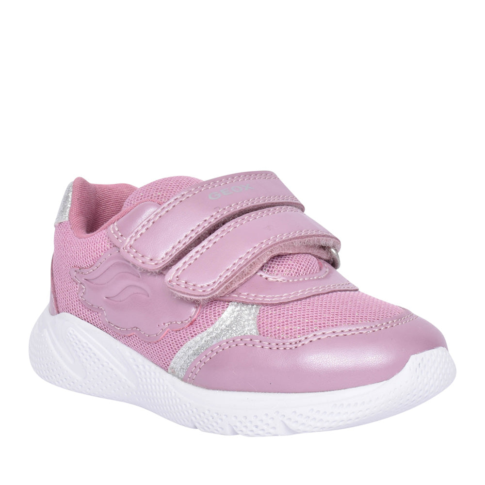 Geox Girls Pink Wing Trainers