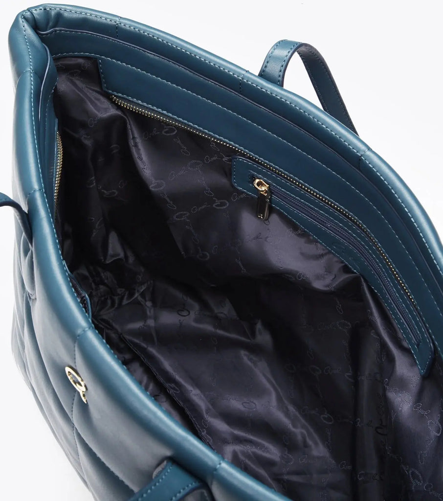 Navy top shoulder handbag