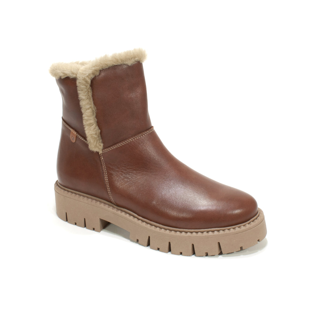 Valeria's Ladies Brown Leather Boots