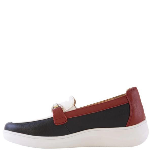 Red and Navy G-Comfort Ocean Ladies Slip-on Shoes