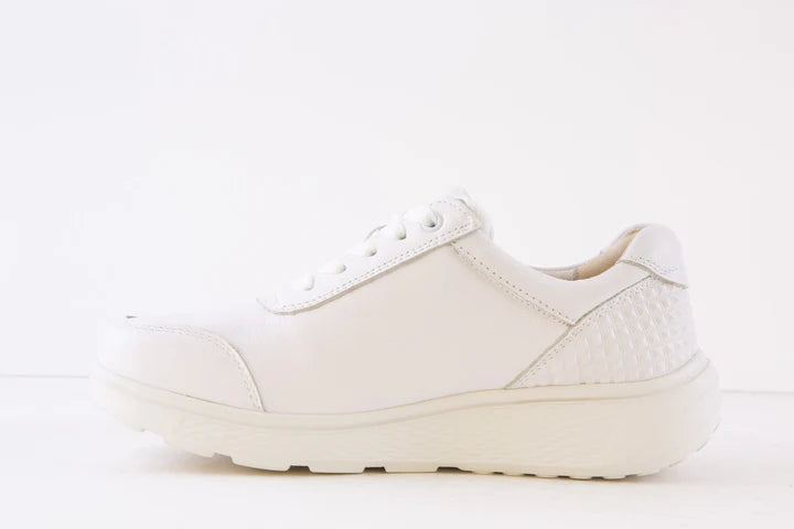 White Leather Waterproof G-Comfort Shoes