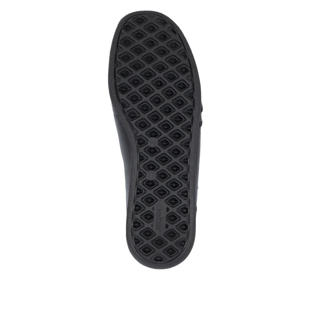 Rieker Ladies Black Leather Waterproof Shoes