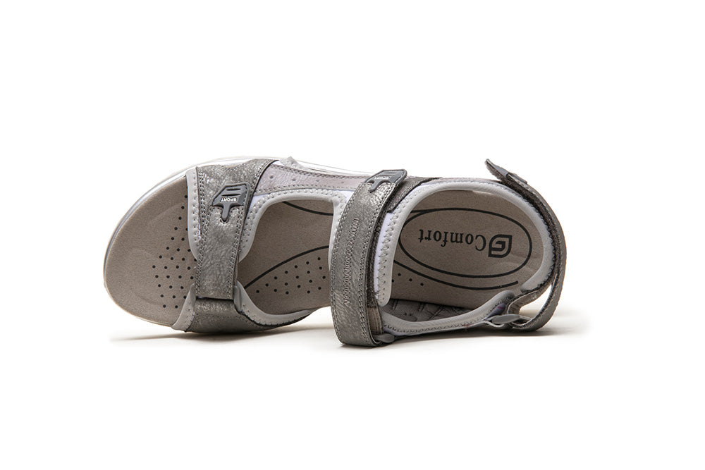 Grey G-Comfort Ladies Trekking Sandals