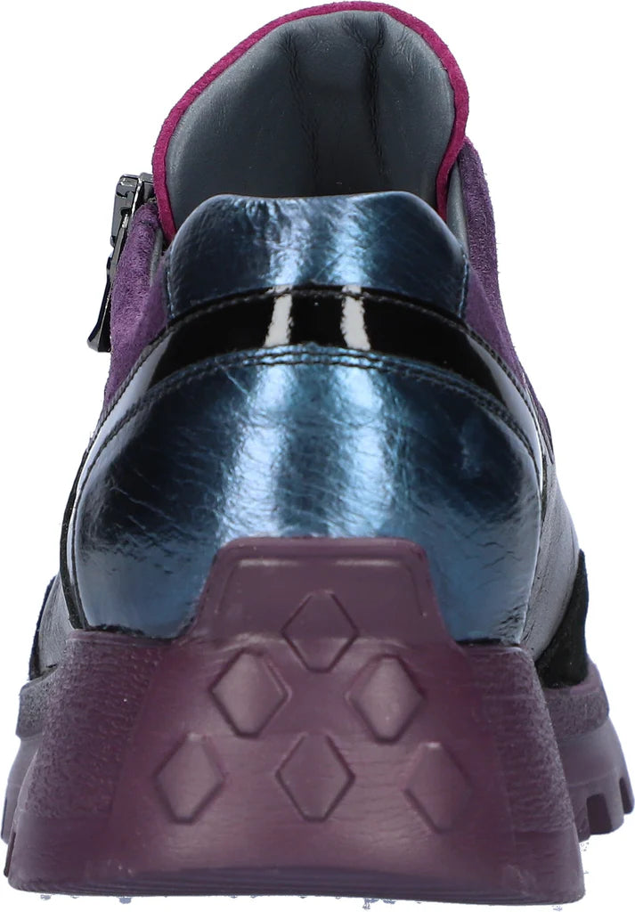 Waldlaufer Purple Multi-Colour Ladies Trainers