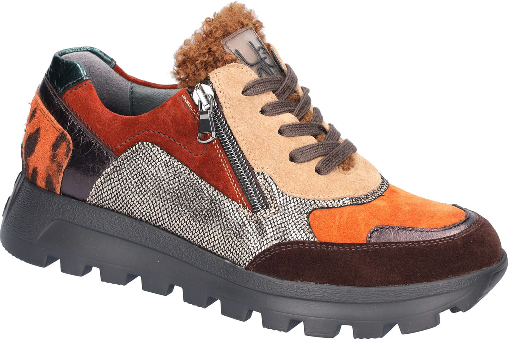 Waldlaufer Burnt Orange Ladies Trainers