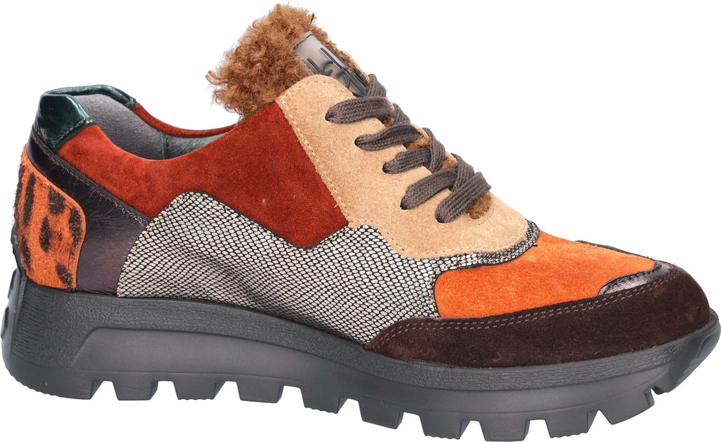 Waldlaufer Burnt Orange Ladies Trainers