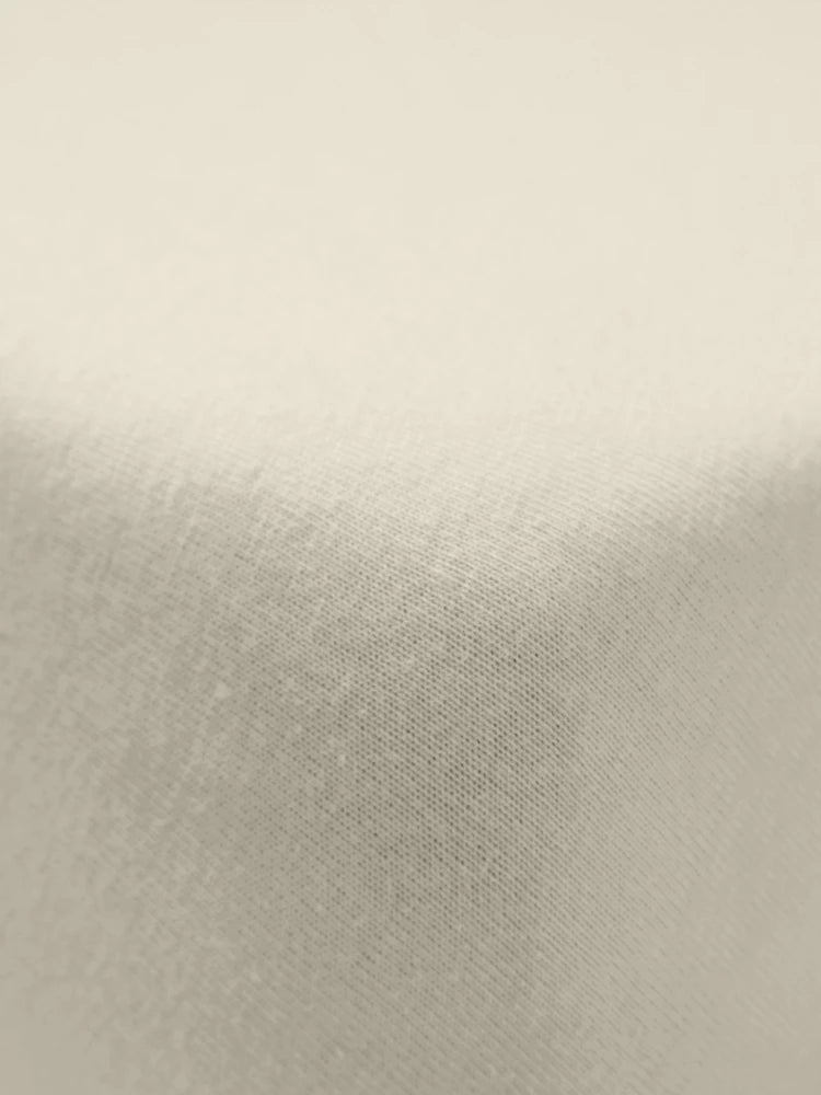 Catherine Lansfield Cream Brushed Cotton Sheets and Pillowcases