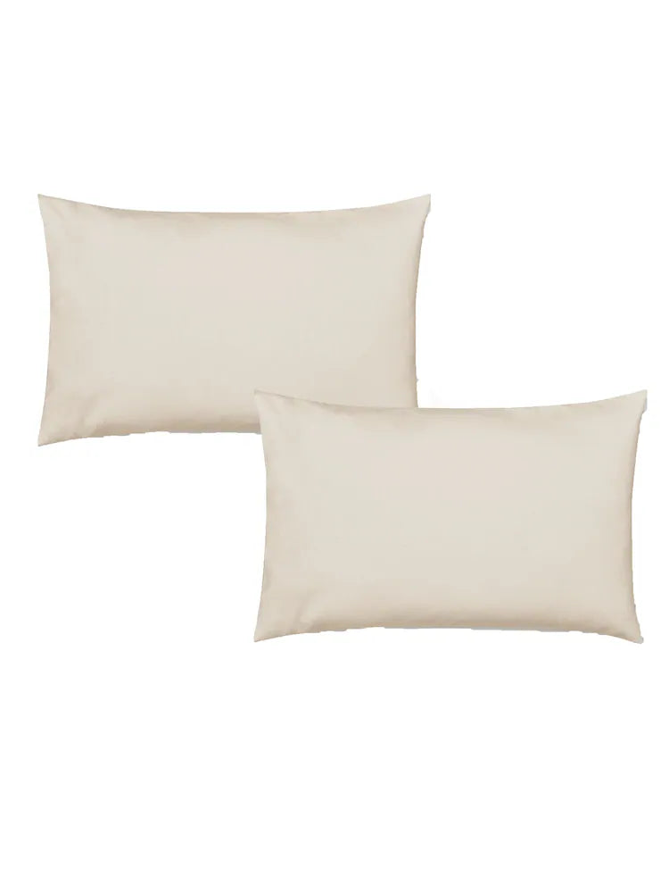 Catherine Lansfield Cream Brushed Cotton Sheets and Pillowcases
