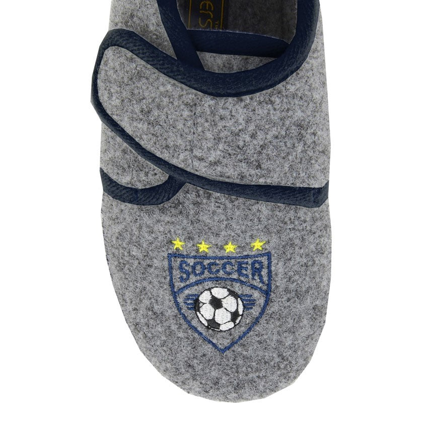 Children's Soccer Bootee Slippers