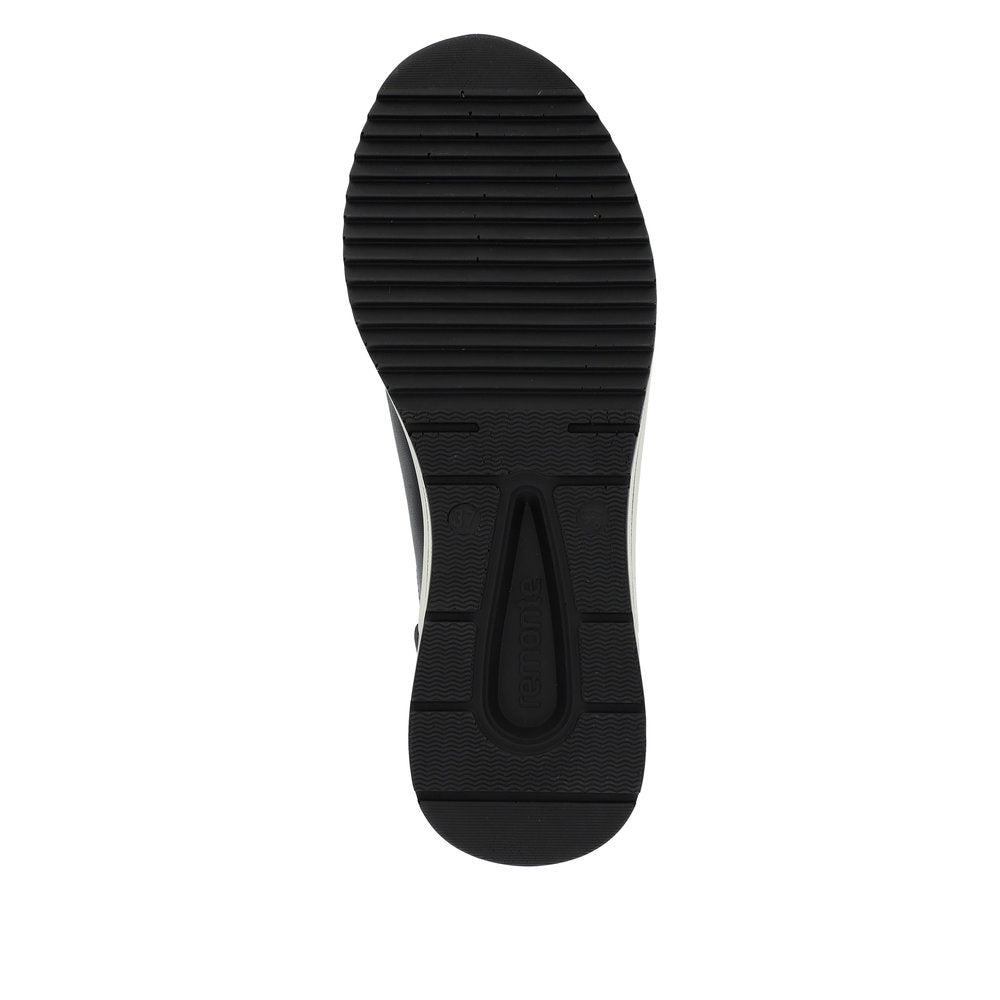 Remonte Black Wedge Trainers