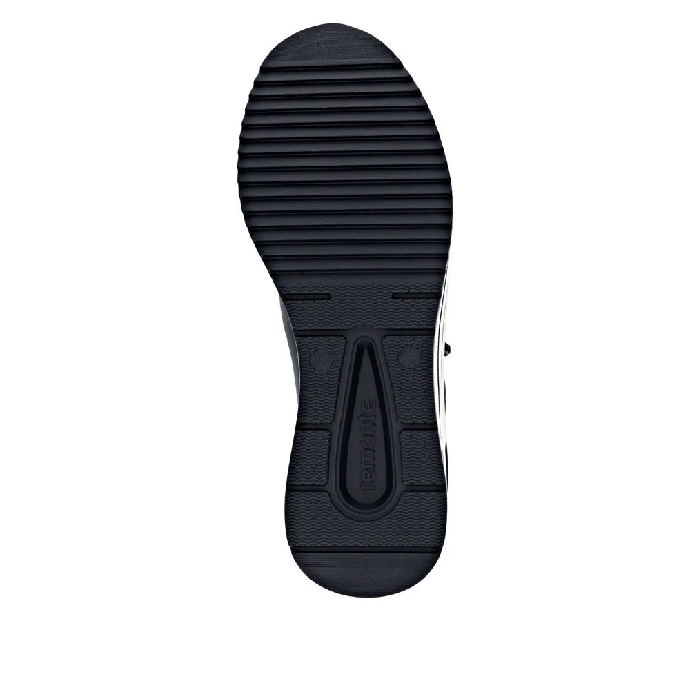 Remonte Ladies Navy Blue Leather Sneakers