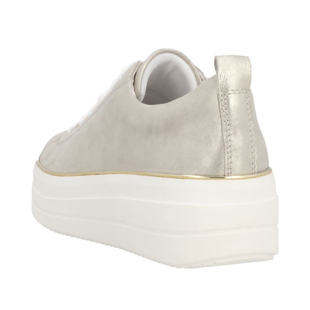 Remonte Gold Leather Ladies Sneakers