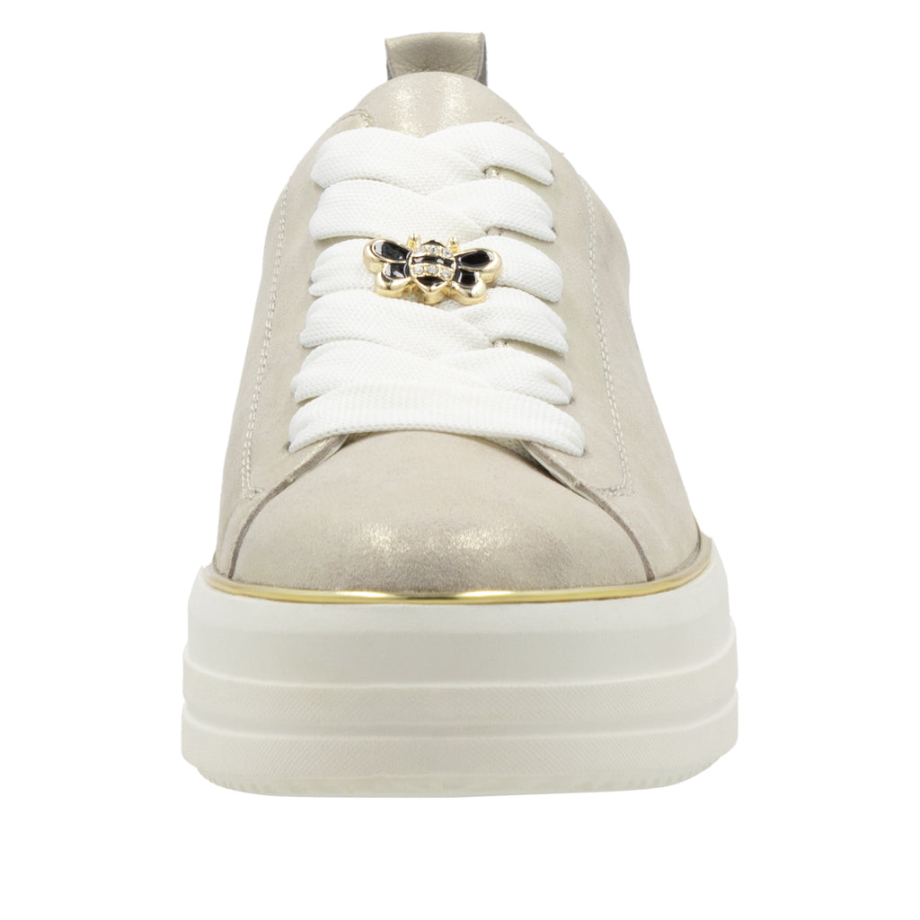 Remonte Gold Leather Ladies Sneakers