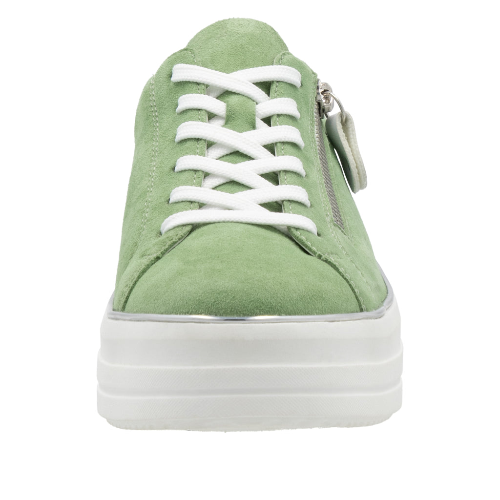 Remonte Green Suede Ladies Sneakers