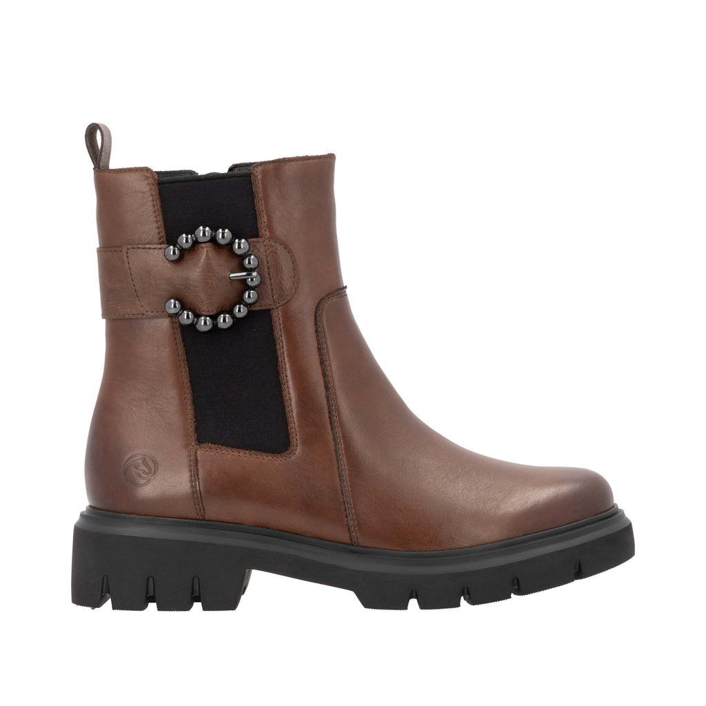 Remonte Brown Combination Ladies Leather Boots