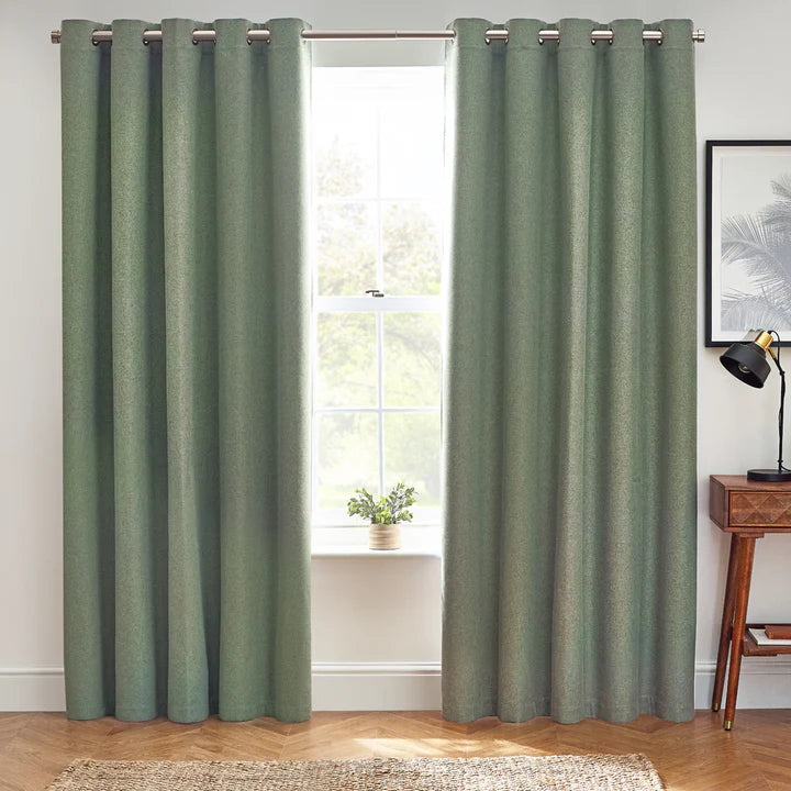 Dawn 100% Blackout Curtains Eucalyptus