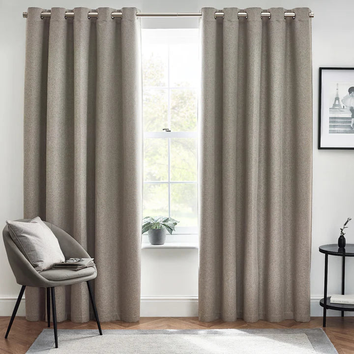 Dawn 100% Blackout Curtains Grey
