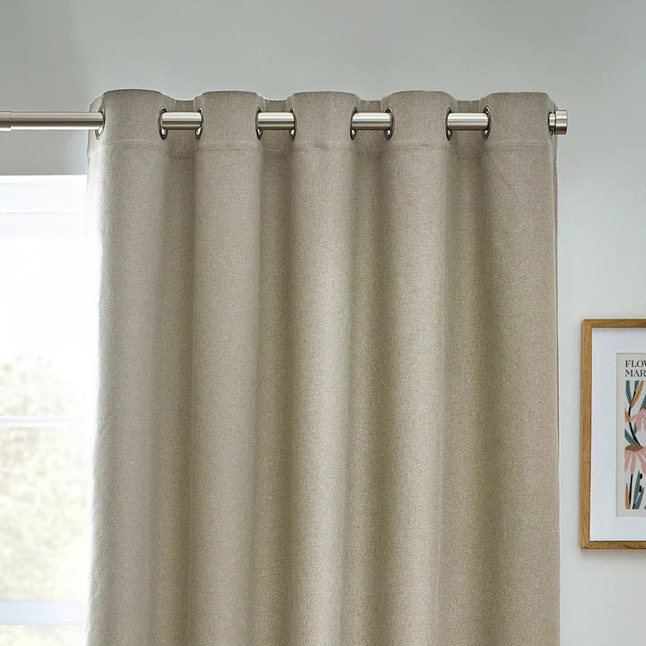 Dawn 100% Blackout Curtains Natural