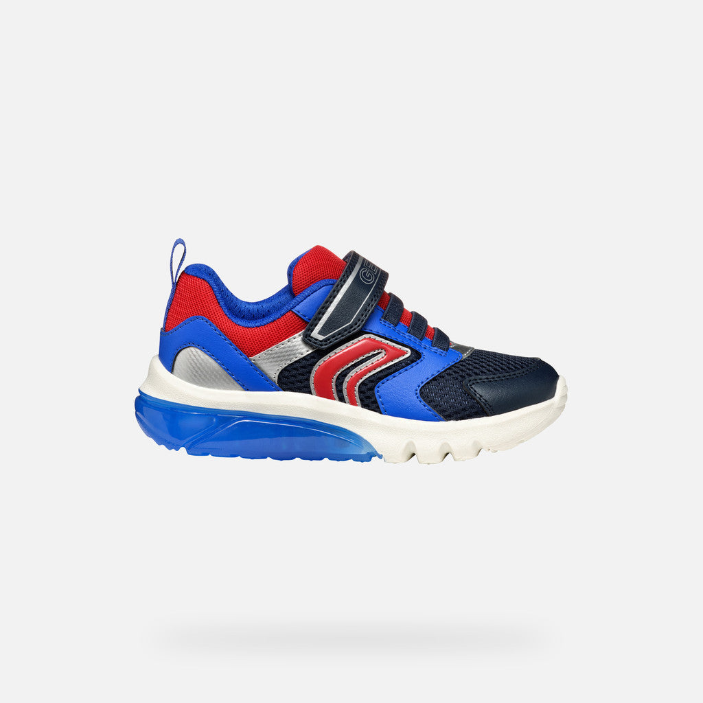 Geox Navy and Dark Red Sneakers