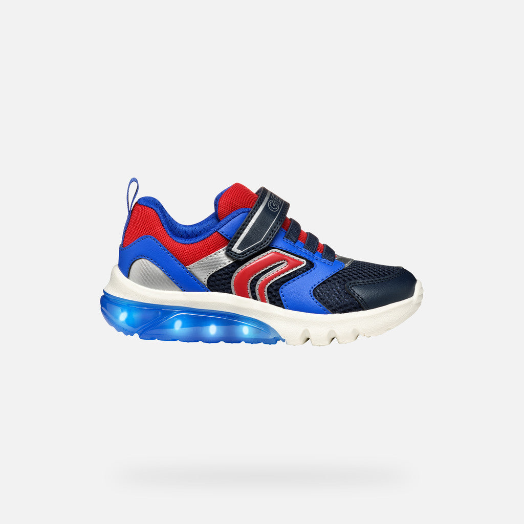 Geox Navy and Dark Red Sneakers