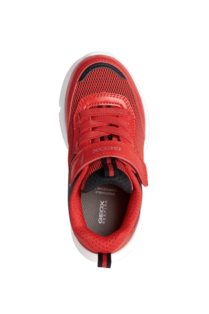 Geox Aril Red Trainers