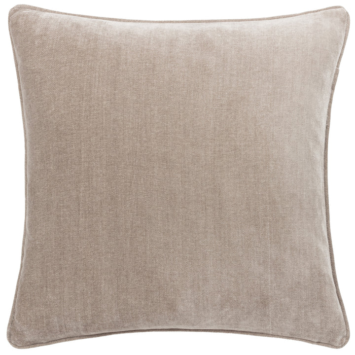 Heavy Chenille Greige Cushion