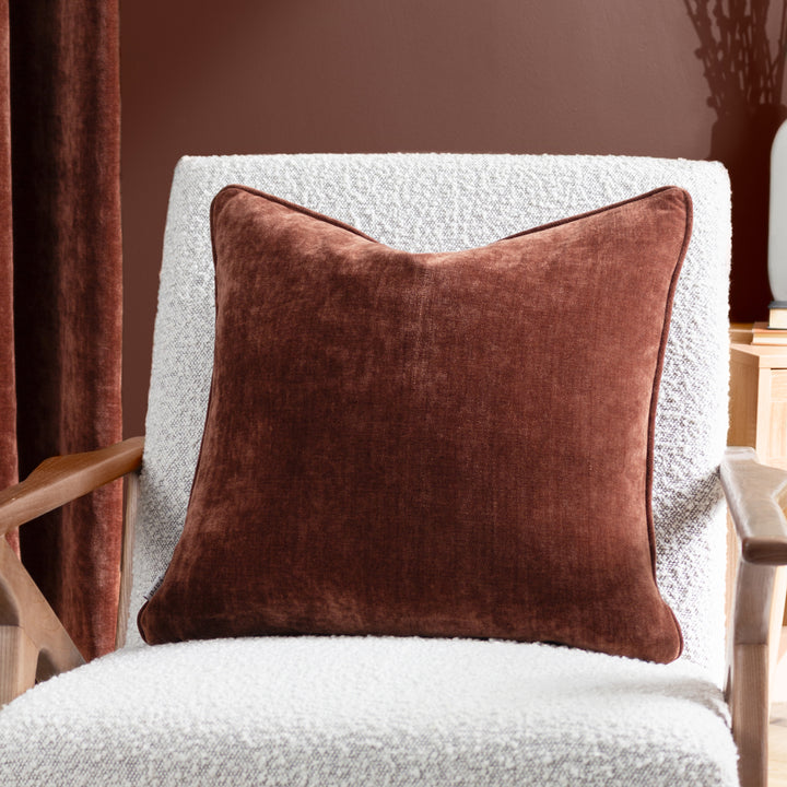 Heavy Chenille Nutmeg Cushion
