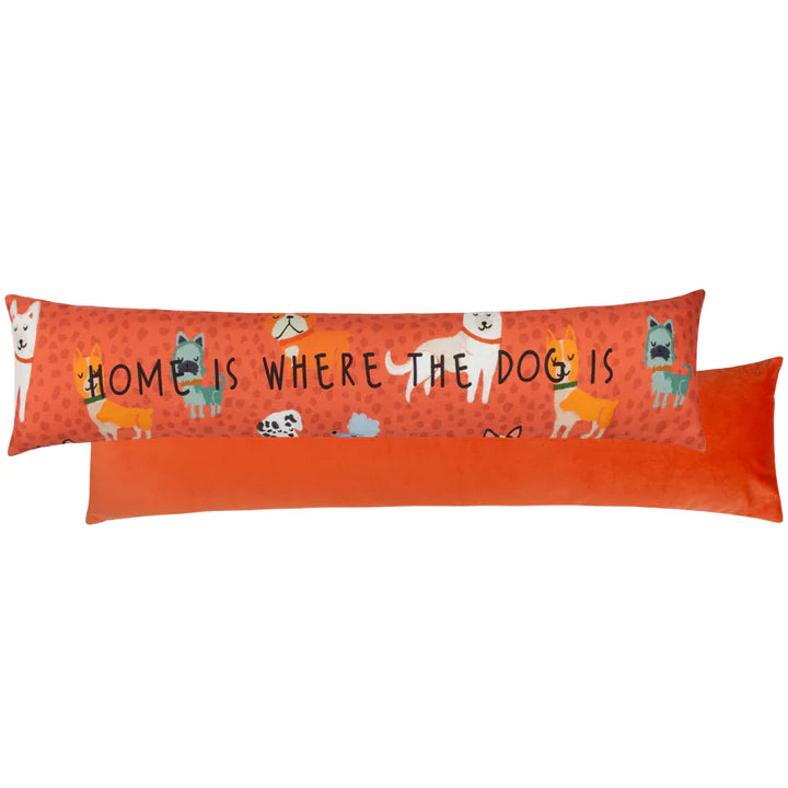 Home Is Where The Dog Is Draught Excluder Multicolour