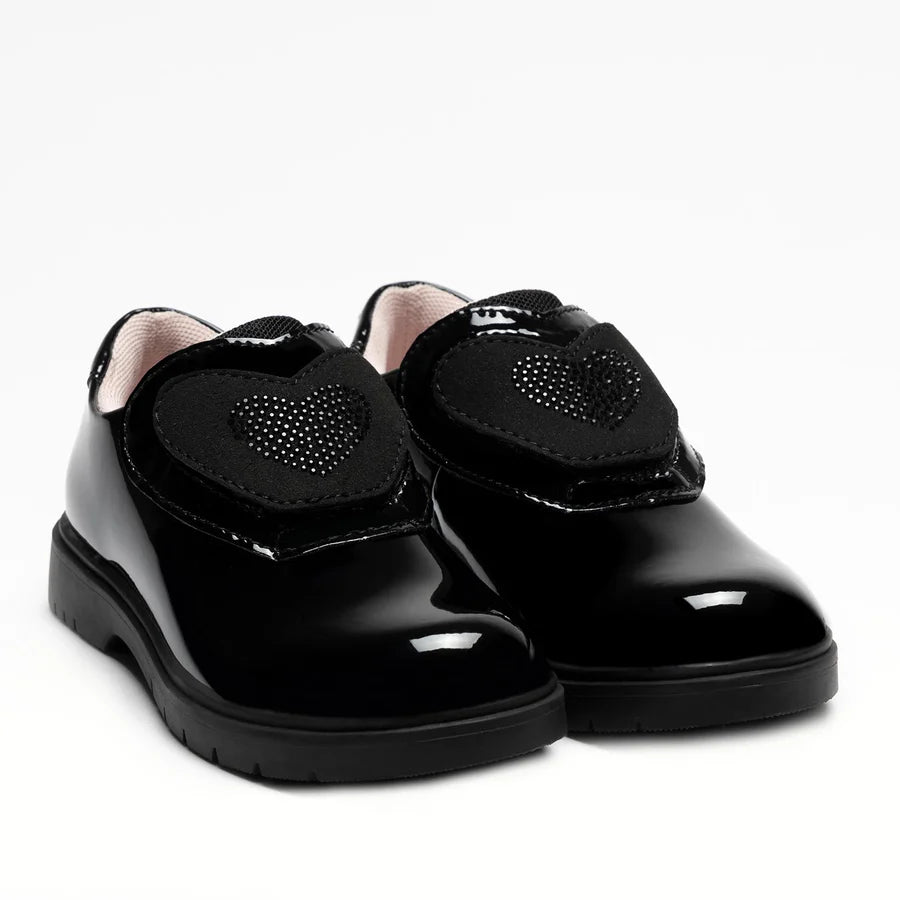 Lelli Kelly Girls Black Patent Leather School Shoes