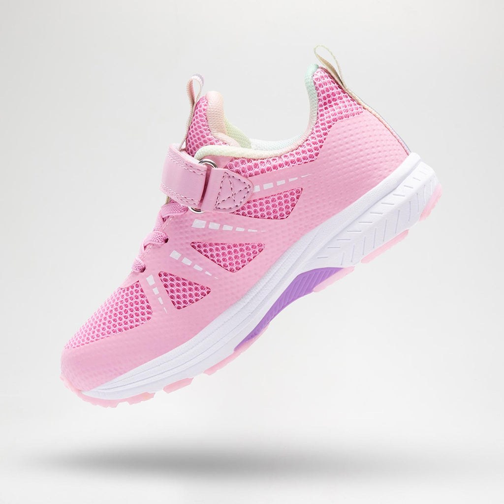 Istamax Girls Pink Multi-Colour Trainers