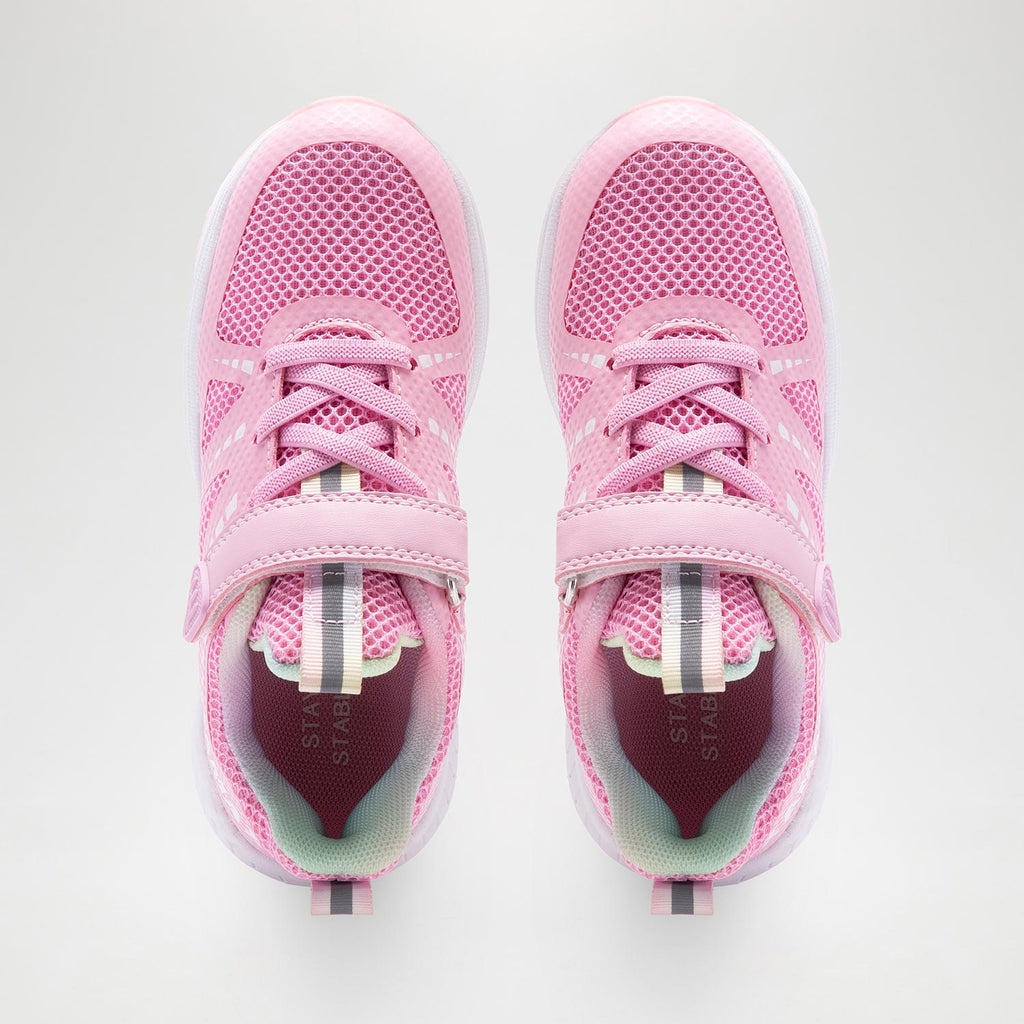 Istamax Girls Pink Multi-Colour Trainers