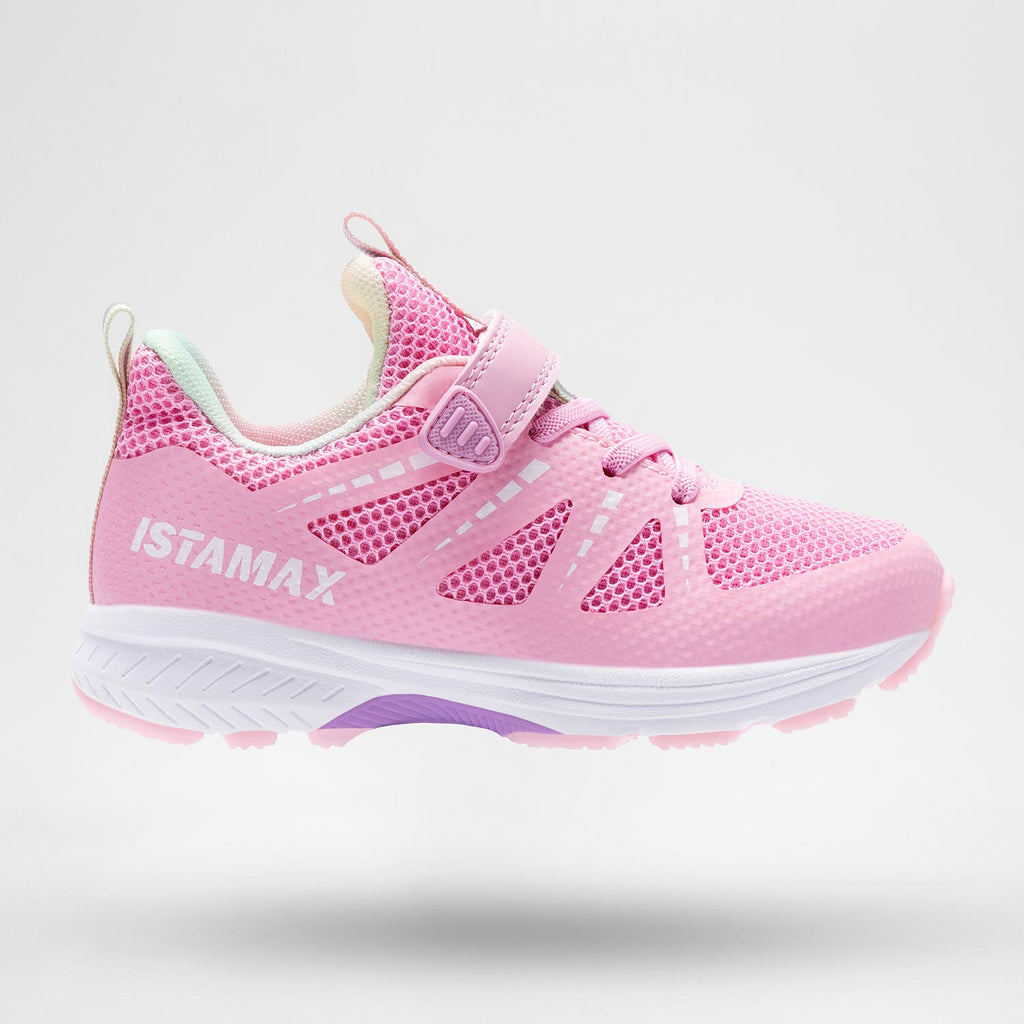 Istamax Girls Pink Multi-Colour Trainers