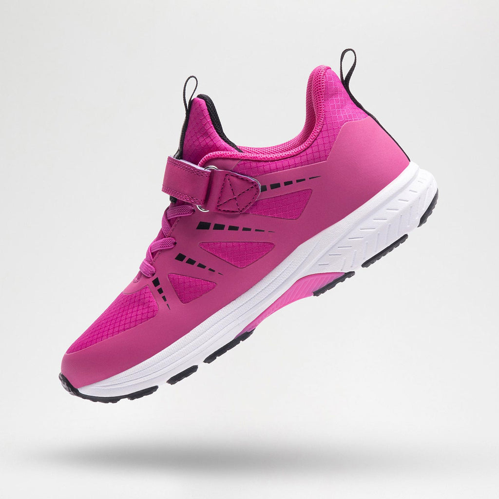 Istamax Girls Pink and Black Trainers