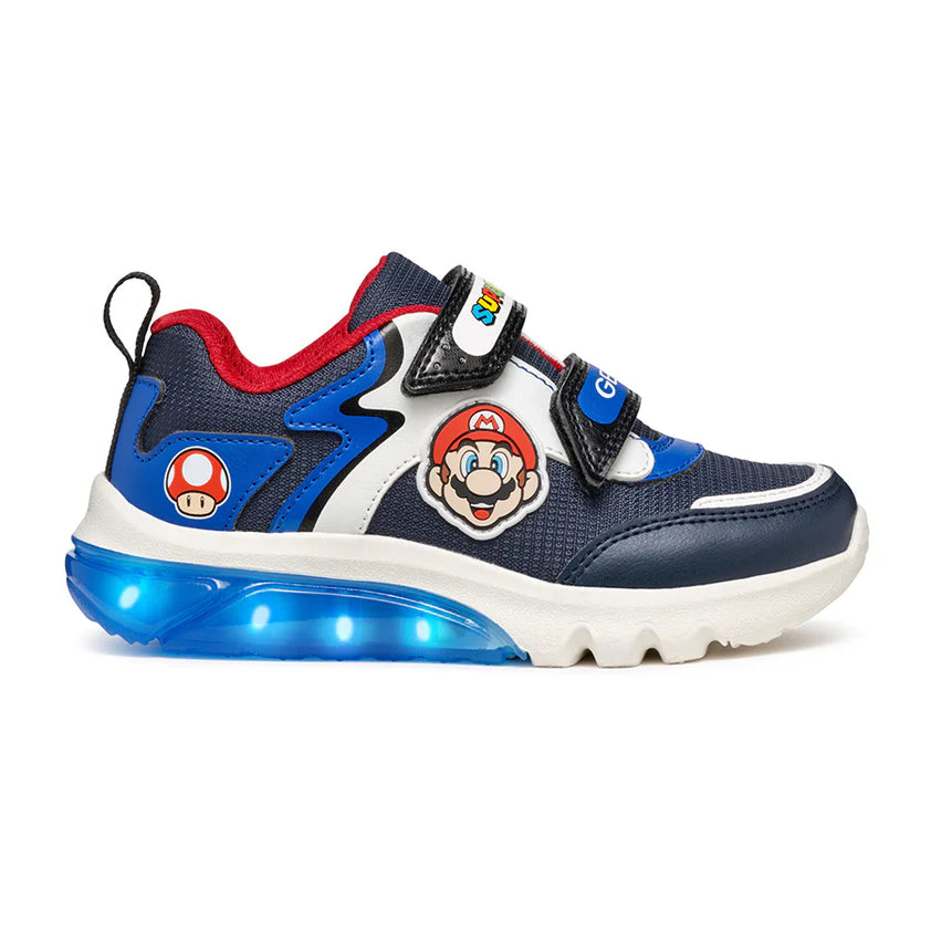 Geox Super Mario Trainers with Lights