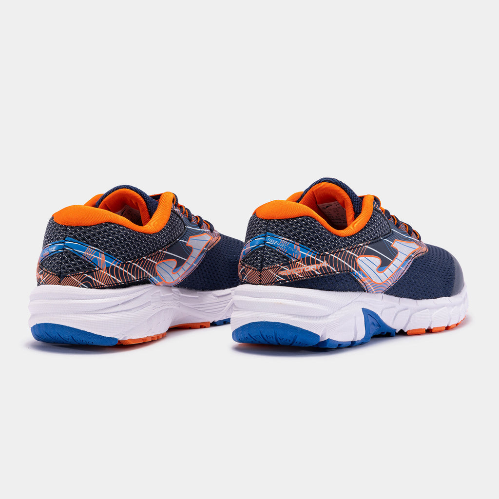 Joma Victory JR2203 Navy and Orange Trainers