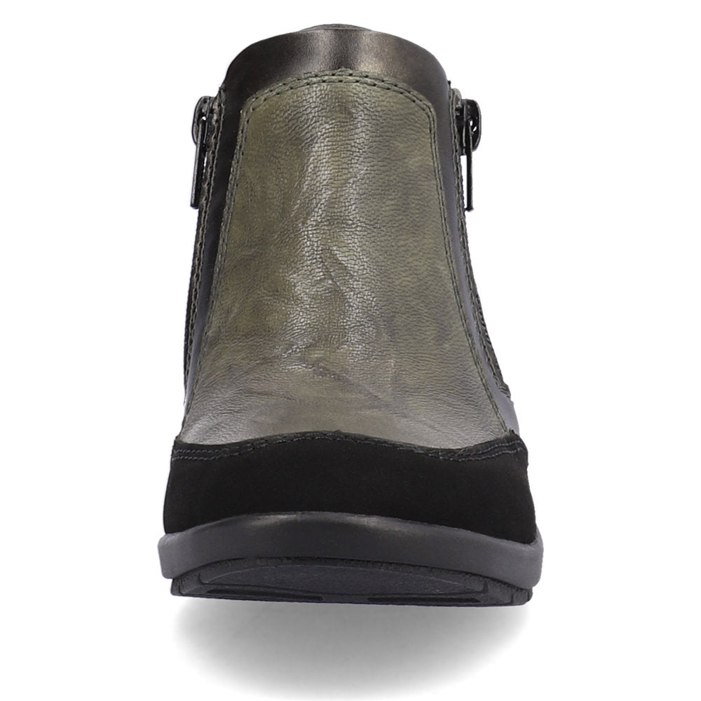 Rieker Soft Leather Ladies Wedge Boots