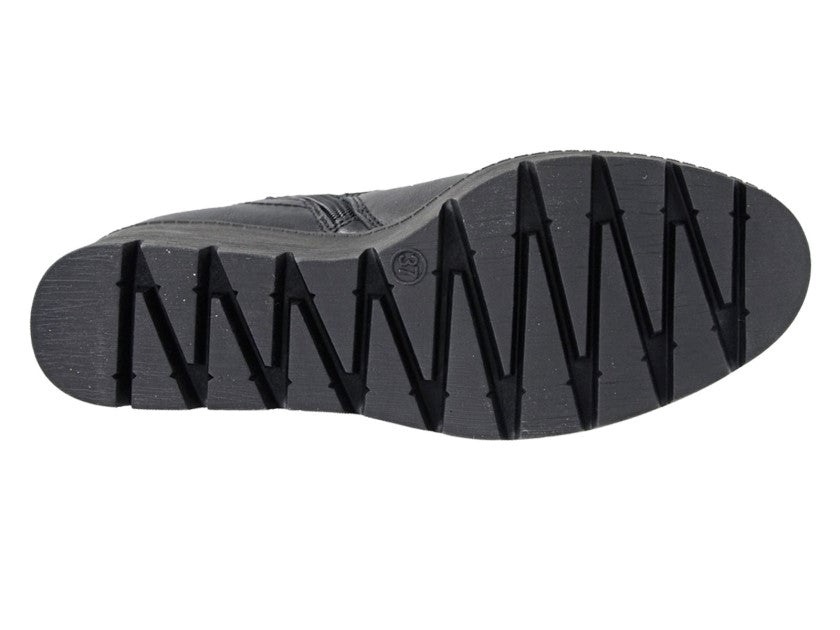 Ladies Black Wedge Ankle Boots