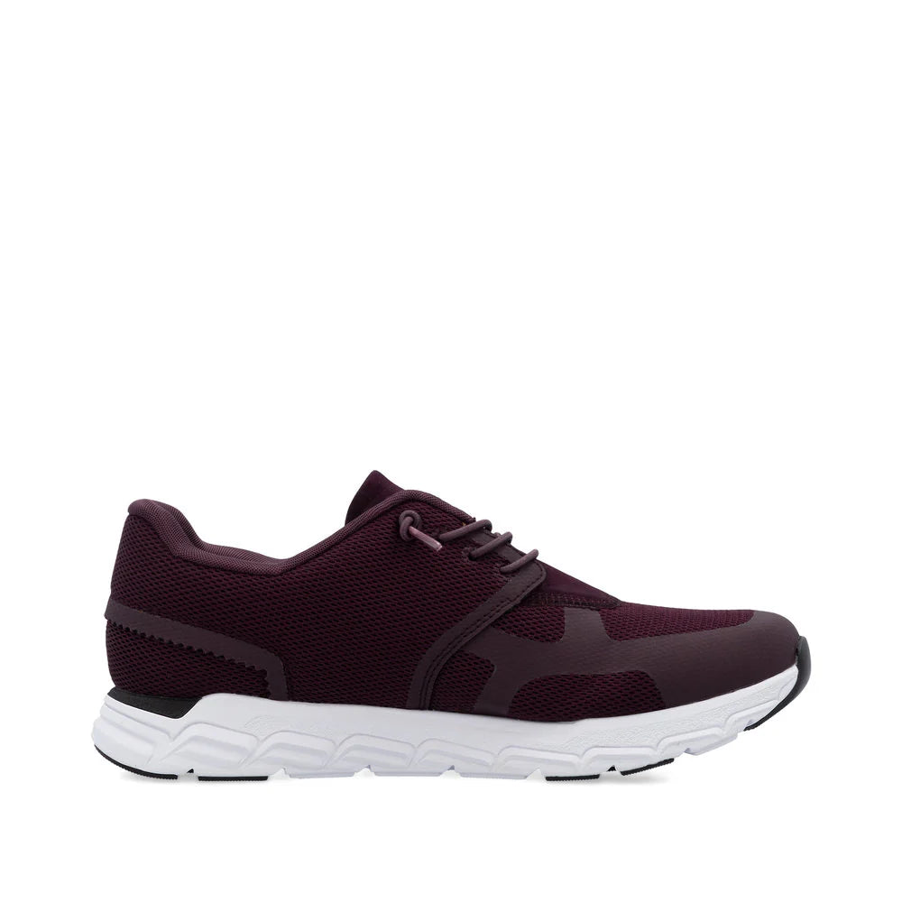 Rieker Ladies Burgundy Sneakers