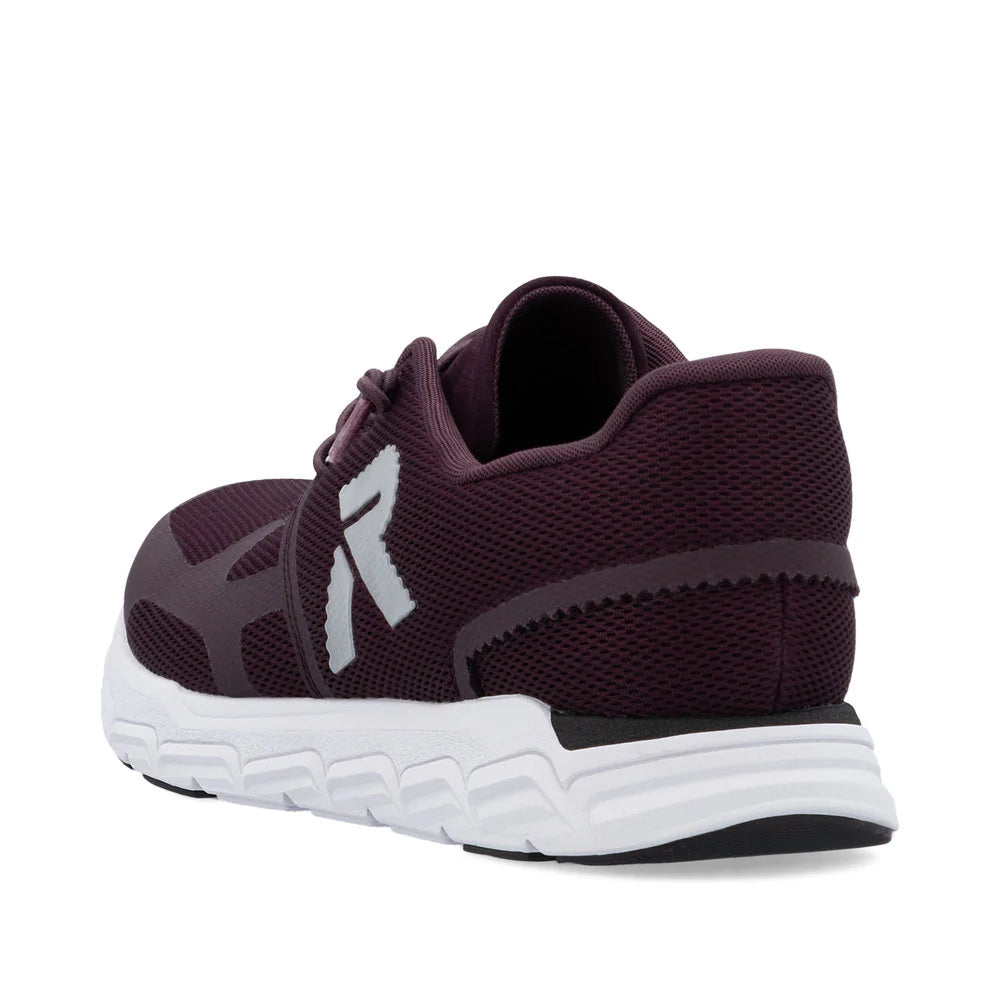 Rieker Ladies Burgundy Sneakers