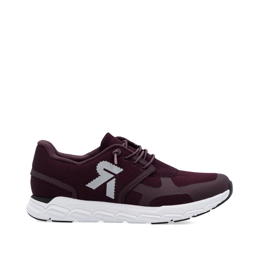 Rieker Ladies Burgundy Sneakers
