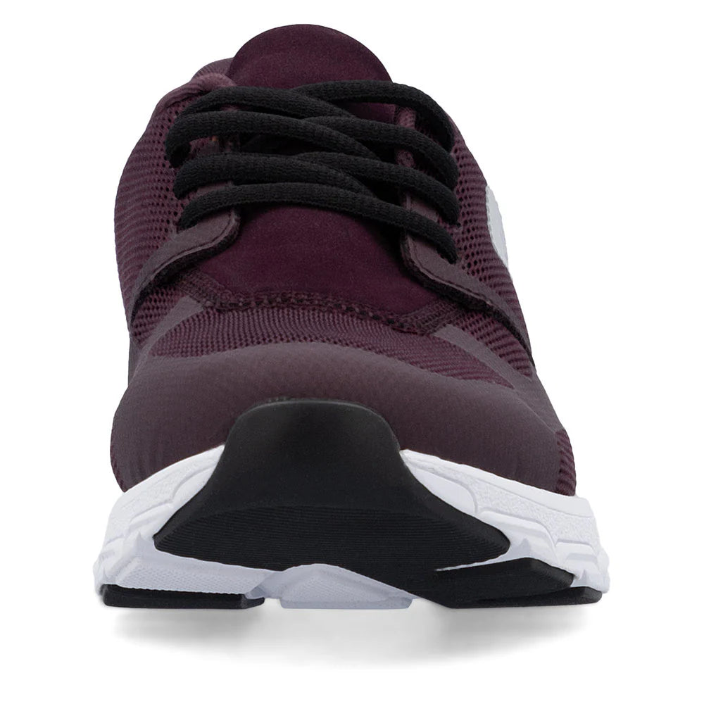 Rieker Ladies Burgundy Sneakers