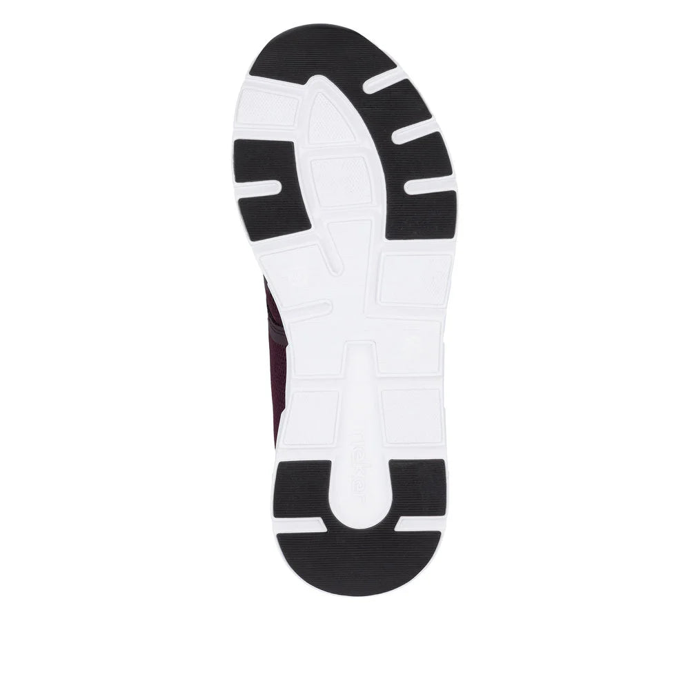 Rieker Ladies Burgundy Sneakers