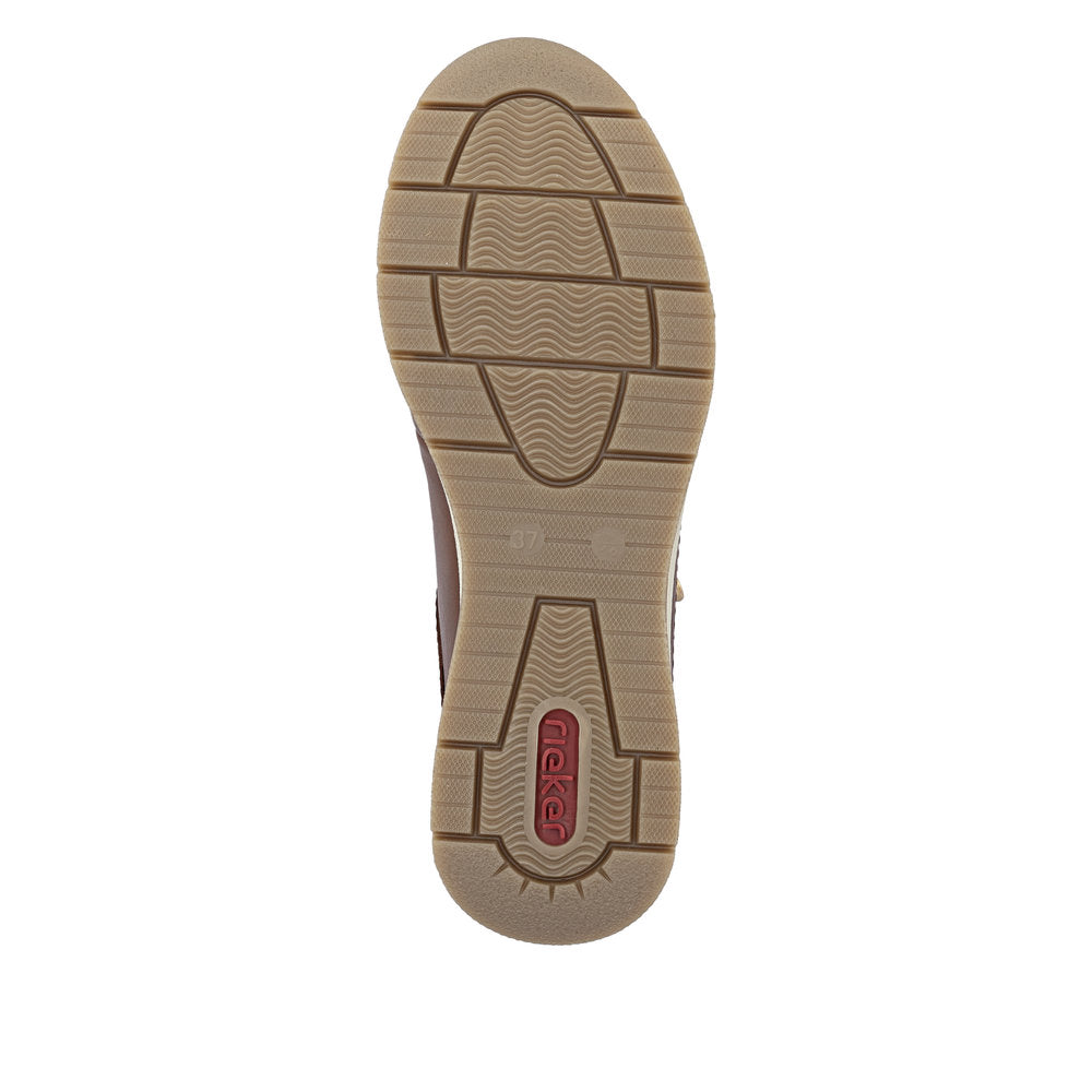 Rieker Brown Laced Trainer